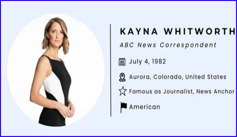 Kayna Whitworth Married, Husband, Children, Net Worth, Salary, Age, Height, Wiki-Bio